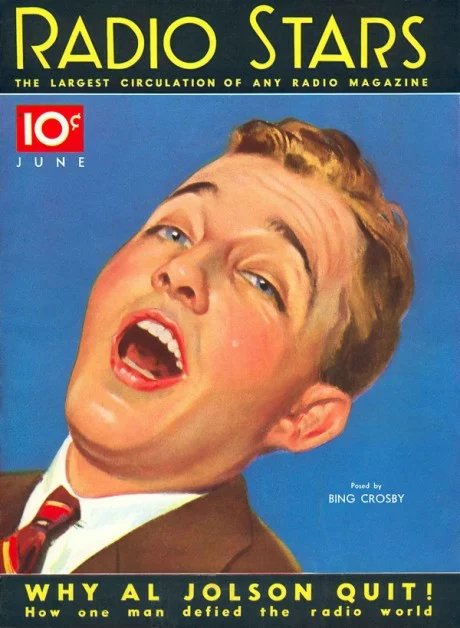 Bing Crosby Radio Stars Magazine Cover