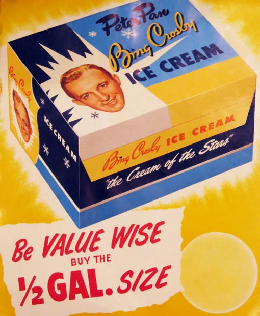 Bing Crosby Ice Cream
