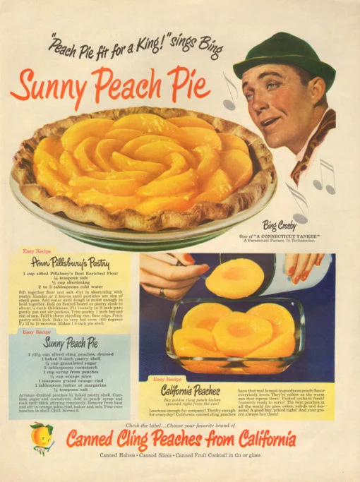 Bing Crosby CA Peaches 49