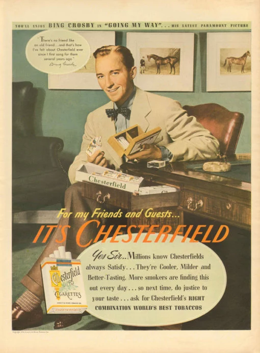 Bing Crosby chesterfield