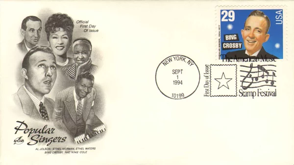Bing Crosby first day cover