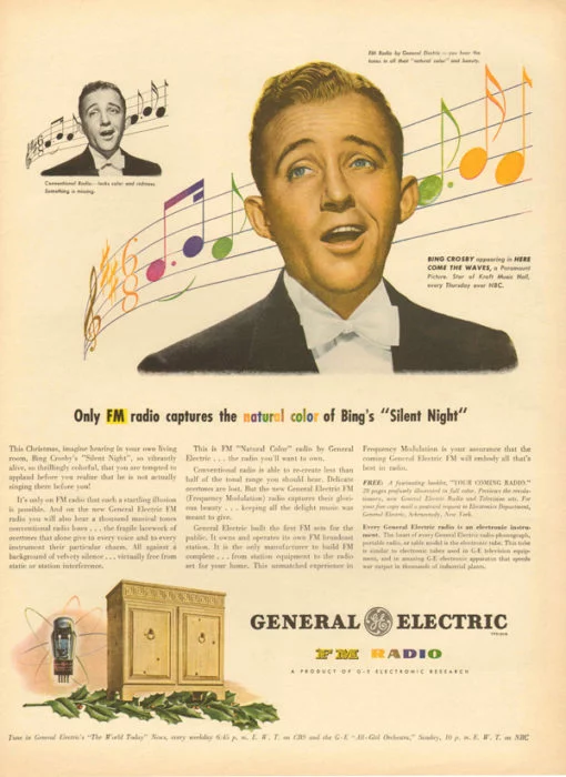Bing Crosby GE Radio