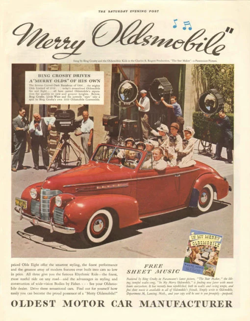 Bing Crosby oldsmobile aug 39