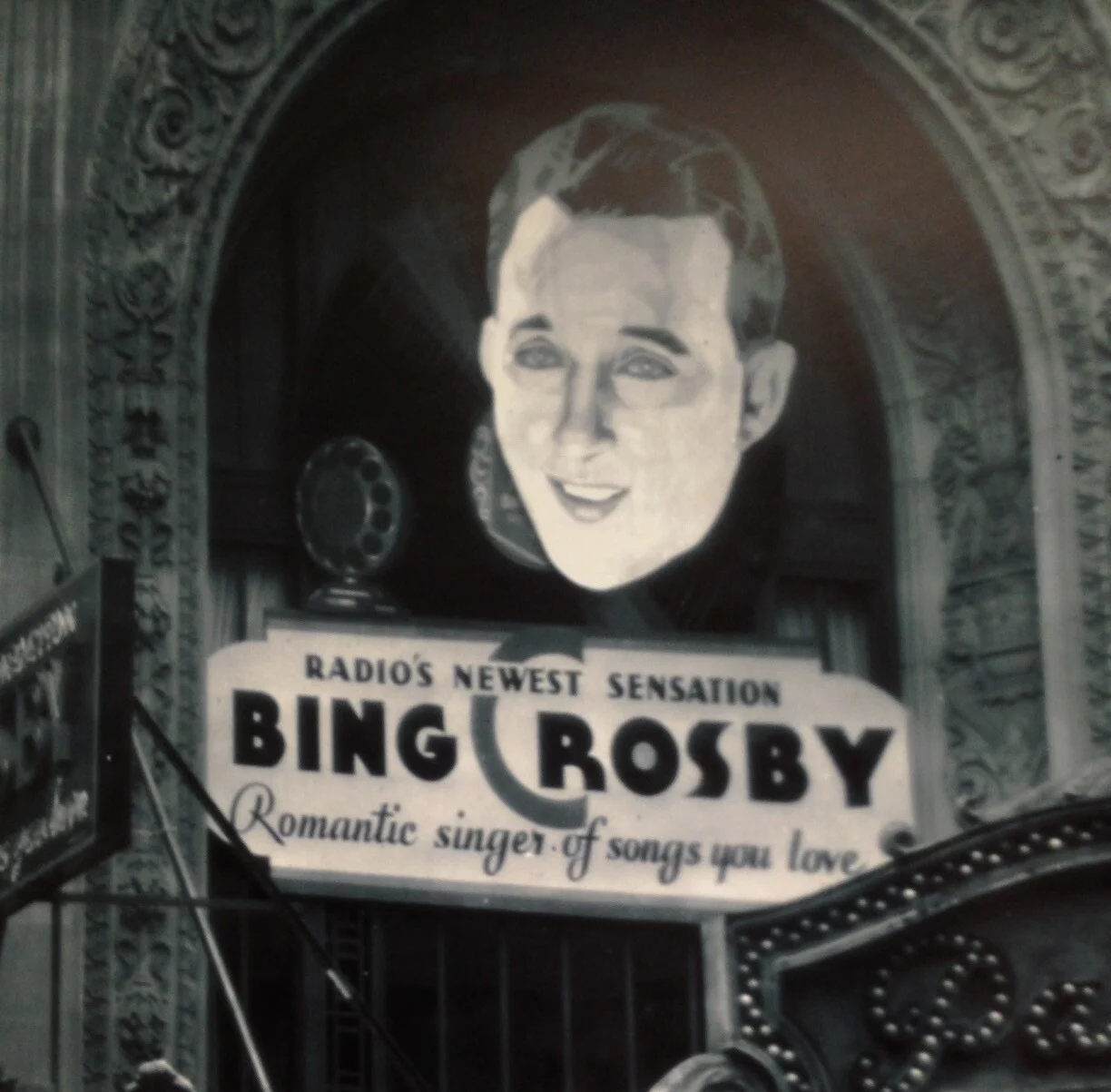 Bing Crosby Paramount Marquee