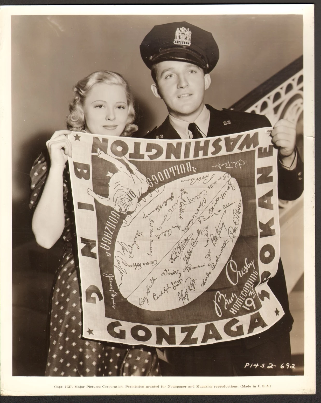 Bing Crosby Gonzaga Scarf