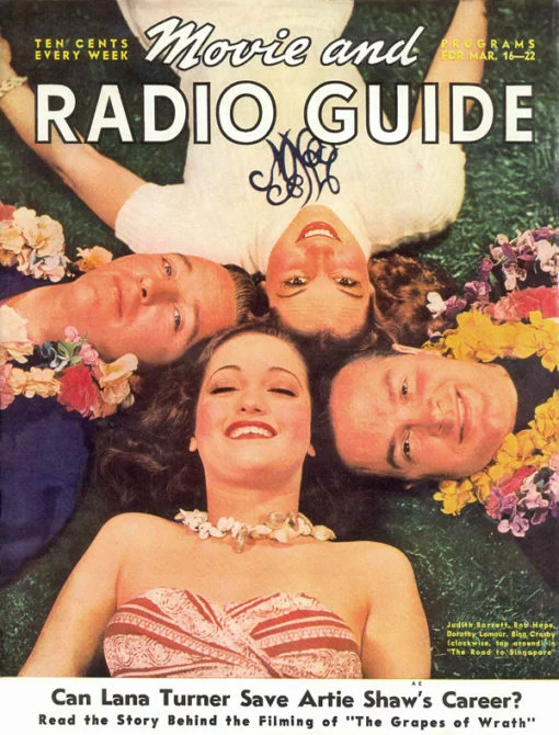 Bing Crosby Radio Guide Cover