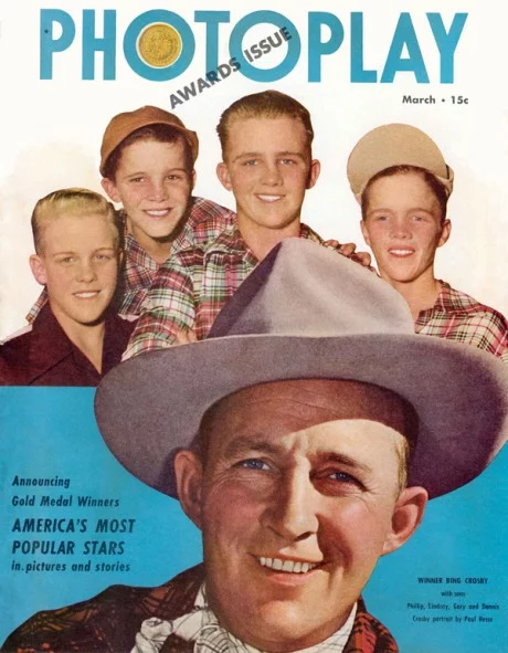 Bing Crosby Photoplay Magazine Cover
